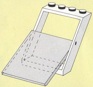 Scheibe für schräges Fenster