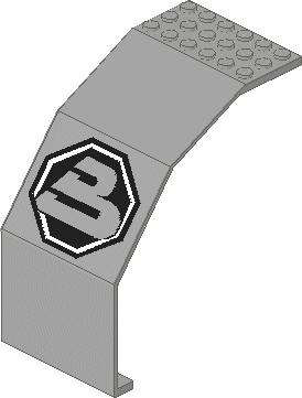 Paneel mit Blacktron Logo 