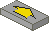 Fliese mit gelbem Vertikalpfeil (umrandet) 